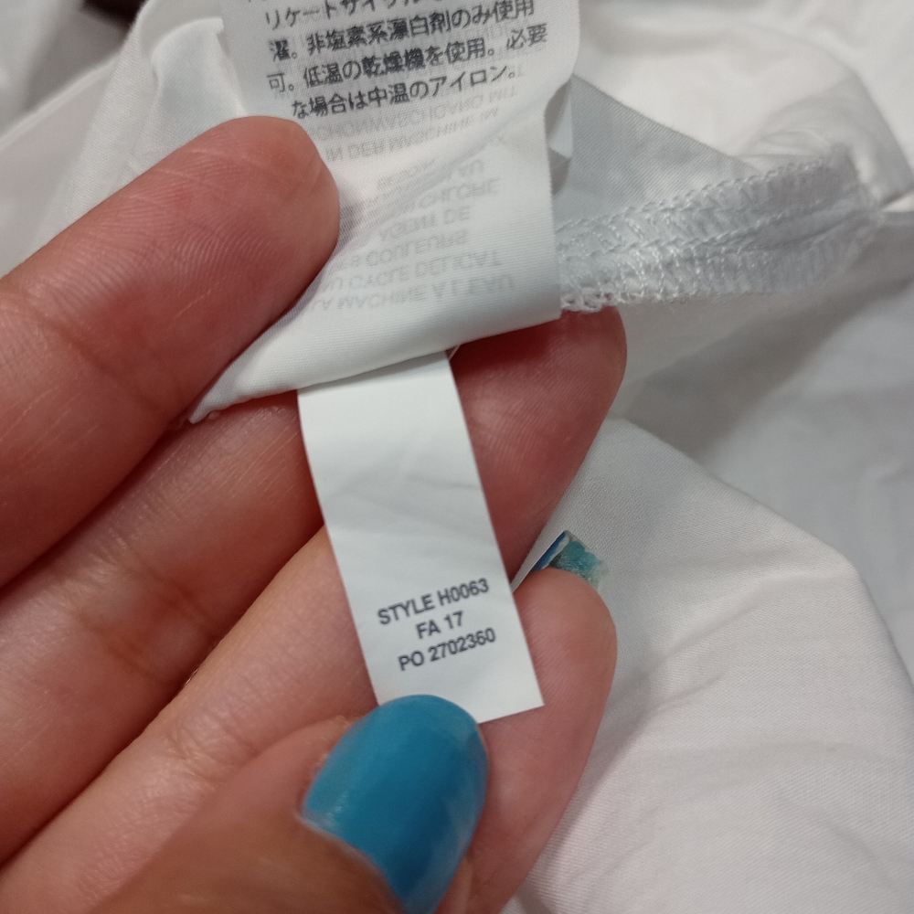 J.Crew Ruffle-Front Poplin Top - Picture 5 of 7